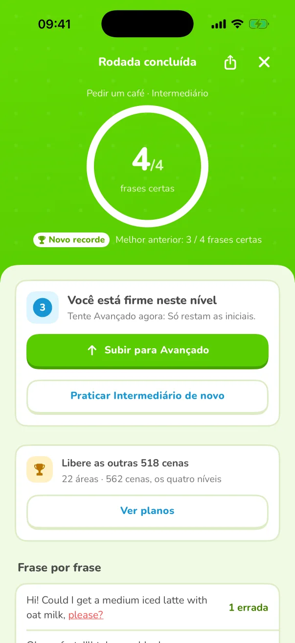 Nota palavra por palavra