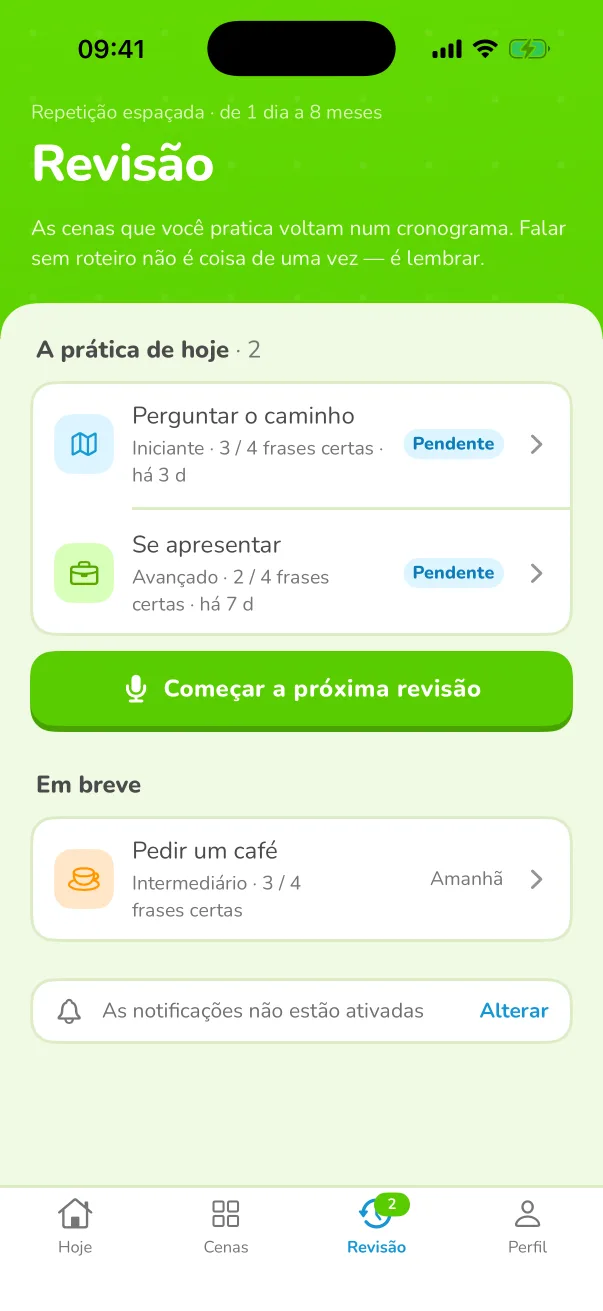 Ele volta atrás de você