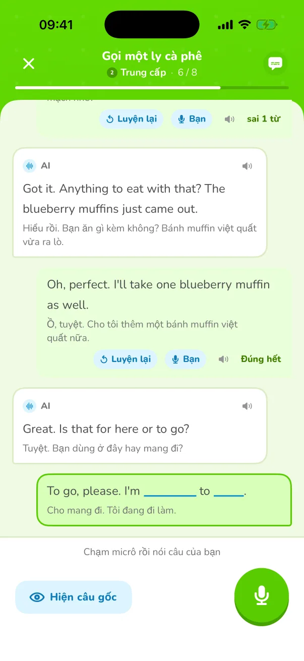 Nghe lại giọng của chính bạn