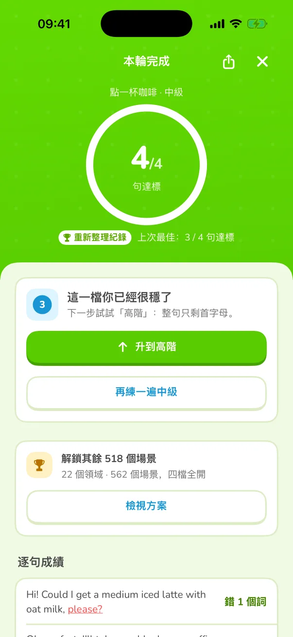 逐詞打分